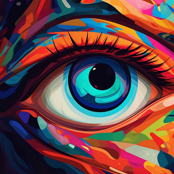 Digital Pack of Abstract Vibrant Art, Set of Vibrant Color Art, Vibrant ...